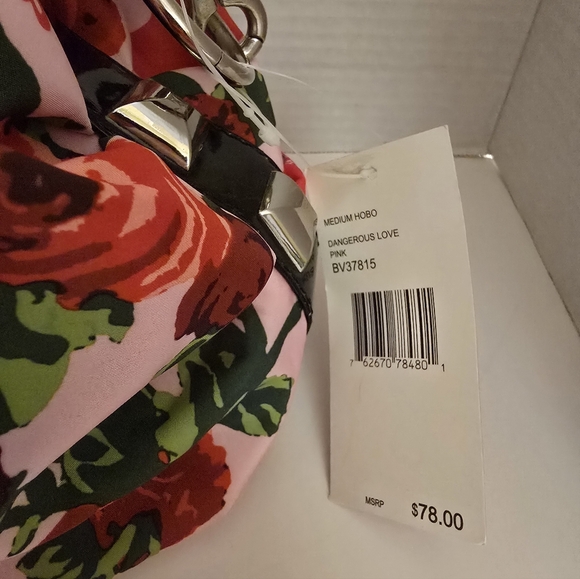 Betseyville Dangerous In Love Pink Hobo  Bag - Picture 15 of 15
